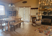 Fireplace and Diningroom