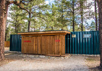 We have another bath house located at the back of the park.